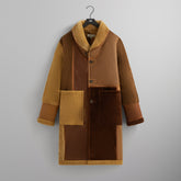 Kith Shearling Patchwork Becker Coat - Mesa | Kith Mesa