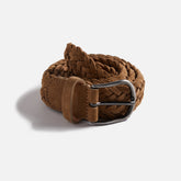 Anderson's Suede Woven Belt - Tan | Kith Tan