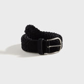 Anderson's Suede Woven Belt - Black | Kith Black