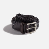 Anderson's Woven Leather Belt - Brown | Kith Brown