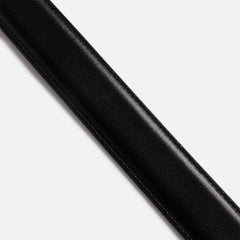 Anderson's Stitched Trimmed Semi Formal Leather Belt - Black | Kith Black