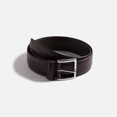 Anderson's Stitched Trimmed Semi Formal Leather Belt - Oxblood | Kith Oxblood
