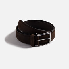Anderson's Suede Semi Formal Belt - Dark Brown | Kith Dark Brown
