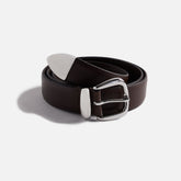 Anderson's Tanned Leather Belt With Metal Tip And Keeper - Brown | Kith Brown