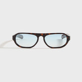 Flatlist Penn - Dark Tortoise / Blue Gradient Lens | Kith Dark Tortoise / Blue Gradient Lens
