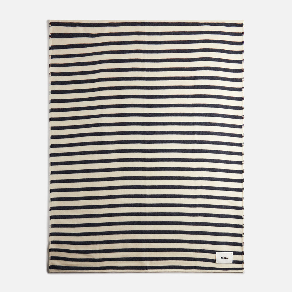 Tekla Lambswool Blanket - Magpie Stripes | Kith Magpie Stripes