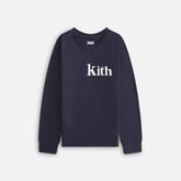 Kith Kids Long Sleeve Quinn Tee - Nocturnal | Kith Nocturnal