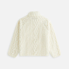Kith Women Grayson Cable Sherpa Jacket - Sandrift | Kith Sandrift