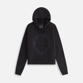 Kith Women Celyse Crest Sweater Hoodie - Black | Kith Black