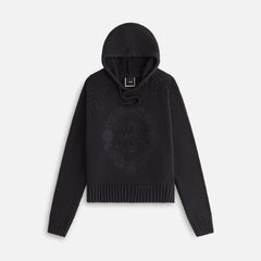 Kith Women Celyse Crest Sweater Hoodie - Black | Kith Black
