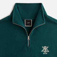 Kith Women Hunter III Crest Quarter Zip - Chronicle | Kith Chronicle