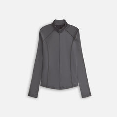 Kith Women Alida Stretch Satin Zip Top - Void | Kith Void