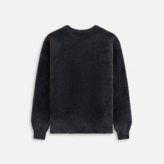 Kith Kids Mohair Script Logo Crewneck - Black | Kith Black
