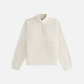 Kith Women Hunter Cable Panelled Quarter Zip - Sandy Heather | Kith Sandy Heather