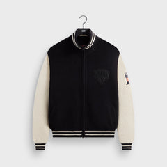 Kith & AVIREX for the New York Knicks Wyona Full Zip Sweater - Black | Kith Black