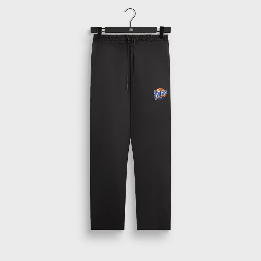 Kith for the New York Knicks Ball Nylon Wide Leg Pant - Black | Kith Black