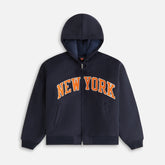 Kith Women for the New York Knicks Hooded Jacket - Nocturnal | Kith Nocturnal
