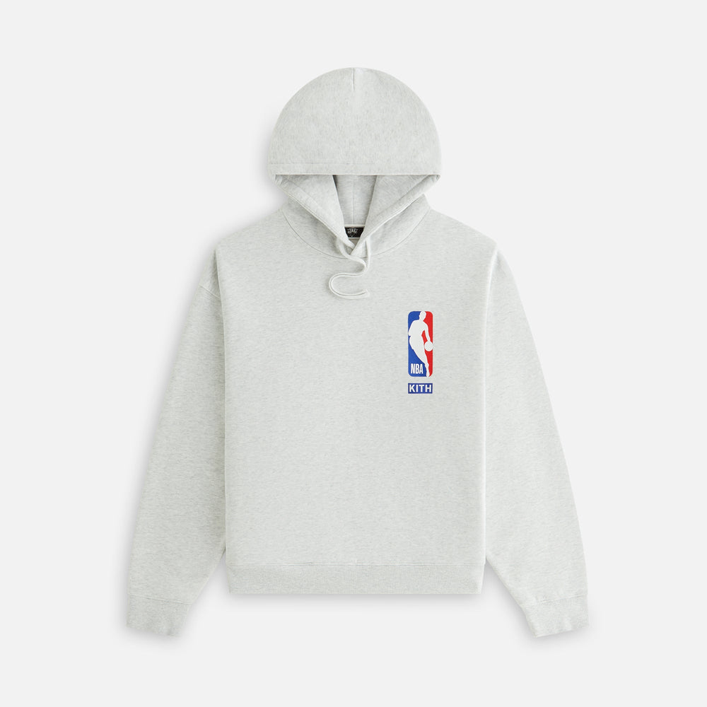 Kith Women for the New York Knicks Maverick Hoodie - Light Heather Gre | Kith Light Heather Grey