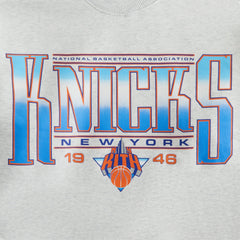 Kith Women for the New York Knicks Ashwin Crewneck - Light Heather Gre | Kith Light Heather Grey