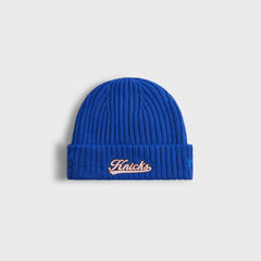 Kith for the New York Knicks Court Vision Beanie - Royal | Kith Royal