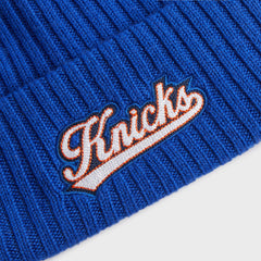 Kith for the New York Knicks Court Vision Beanie - Royal | Kith Royal