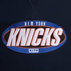 Kith for the New York Knicks Y2K Vintage Nelson Crewneck - Nocturnal | Kith Nocturnal