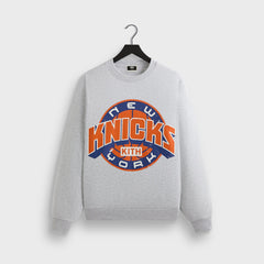 Kith for the New York Knicks Showtime Vintage Nelson Crewneck - Light | Kith Light Heather Grey