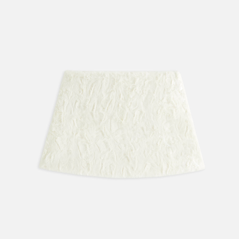 Kith Women Ashtyn Cowlick Fur Mini Skirt - Sandrift | Kith Sandrift