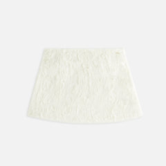 Kith Women Ashtyn Cowlick Fur Mini Skirt - Sandrift | Kith Sandrift