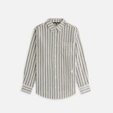 Kith Women Ora II Dobby Stripe Shirt - Black | Kith Black