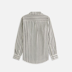 Kith Women Ora II Dobby Stripe Shirt - Black | Kith Black