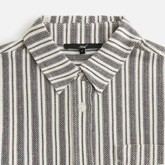 Kith Women Ora II Dobby Stripe Shirt - Black | Kith Black
