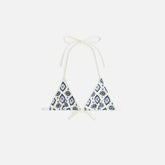 Kith Women Talia II Baroque Tile Tie Top - Sandrift | Kith Sandrift