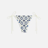 Kith Women Tova Baroque Tile Tie Bottom - Sandrift | Kith Sandrift