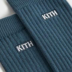 Kith Kids Classic Crew Socks - Anchor | Kith Anchor