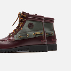Timberland Britton Road 7-Eye Moc-Toe Lug Boot - Dark Red Full Grain | Kith Dark Red Full Grain
