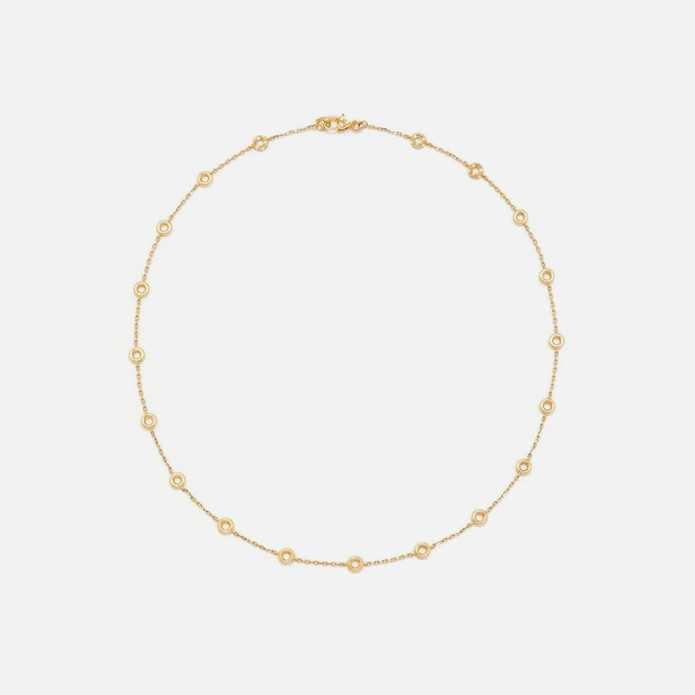 Yvonne Leon Mini Donuts Necklace - Gold / Diamonds | Kith Gold / Diamonds