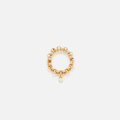 Yvonne Leon Bague Jaseron Flottant Ring - Yellow Gold | Kith Yellow Gold