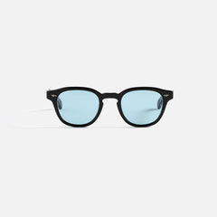 Garrett Leight Mr. Leight James Sunglass - Black Gunmetal / Brittany B | Kith Black Gunmetal / Brittany Blue