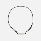 Le Gramme 5 Grammes Godron Cord Polished - Black / Silver | Kith Black / Silver