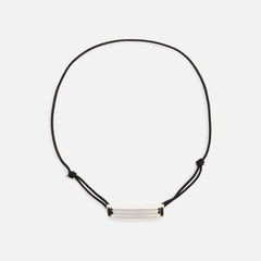 Le Gramme 5 Grammes Godron Cord Polished - Black / Silver | Kith Black / Silver