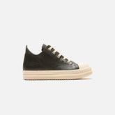 Rick Owens Kids Scarpe Pelle Low Sneakers - Forest / Milk / Milk | Kith Forest / Milk / Milk