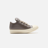 Rick Owens Scarpe in Pelle Jumbo Laced Padded Low Sneakers - Dark Dust | Kith Dark Dust / Milk