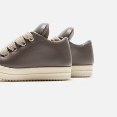 Rick Owens Scarpe in Pelle Jumbo Laced Padded Low Sneakers - Dark Dust | Kith Dark Dust / Milk
