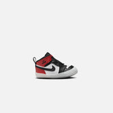 Jordan Air Jordan 1 Crib Bootie - Black / Black / Varsity Red / White | Kith Black / Black / Varsity Red / White