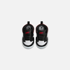 Jordan Air Jordan 1 Crib Bootie - Black / Black / Varsity Red / White | Kith Black / Black / Varsity Red / White