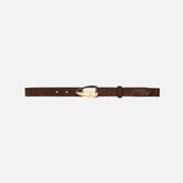 Black Suede Studio Bean Belt - Brown Suede | Kith Brown Suede