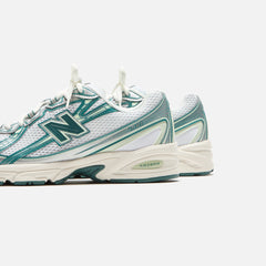 New Balance 740 - White / Marsh Green / Sea Salt | Kith White / Marsh Green / Sea Salt