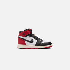 Jordan GS Air Jordan 1 Retro High OG - Black / Black / Varsity Red / W | Kith Black / Black / Varsity Red / White