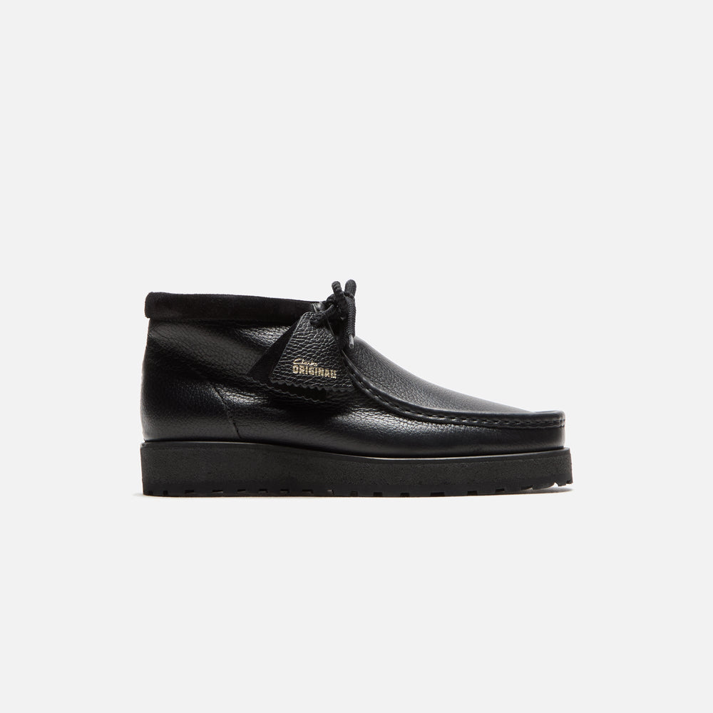 Clarks Wallabee Scout - Black Leather | Kith Black Leather